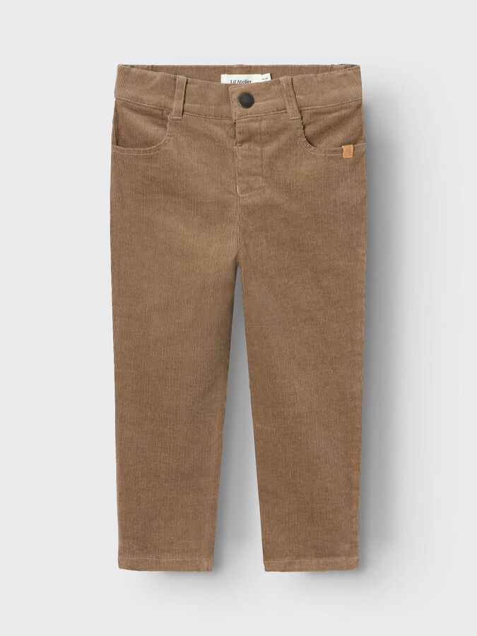 Lil'Atelier | Ryan reg cord pant | Sepia