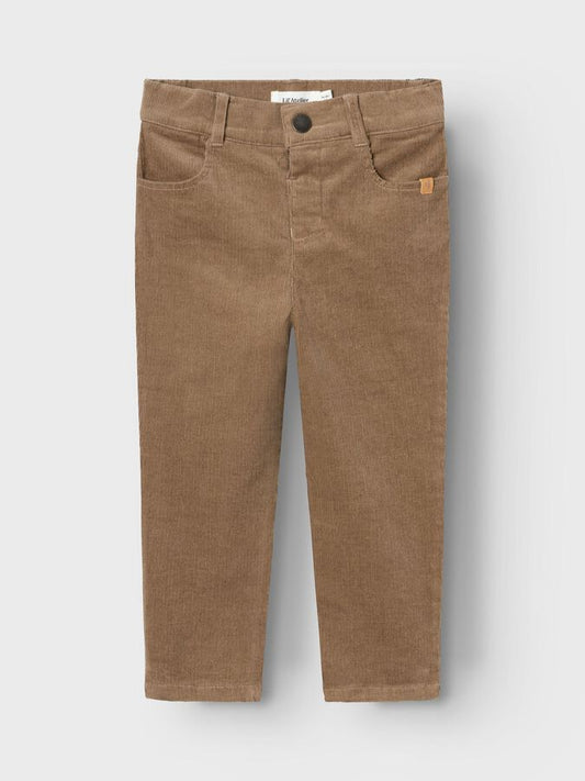 Lil'Atelier | Ryan reg cord pant | Sepia