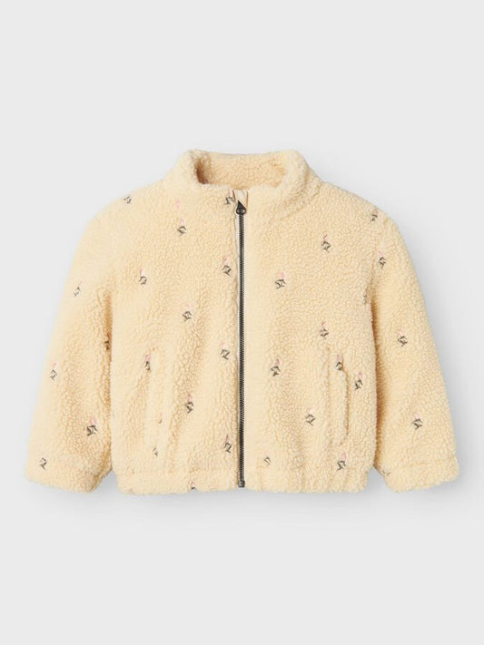 Lil' Atelier | Nalo teddy Jacket | Bleached sand