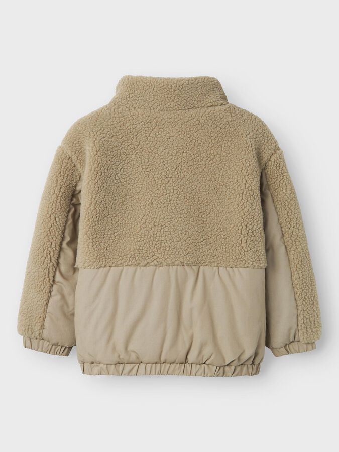 Lil'Atelier | Nalo loose teddy jacket  | Laurel oak