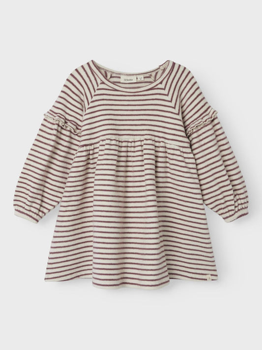 Lil' atelier | Thoro body dress stripe | Birch/rose