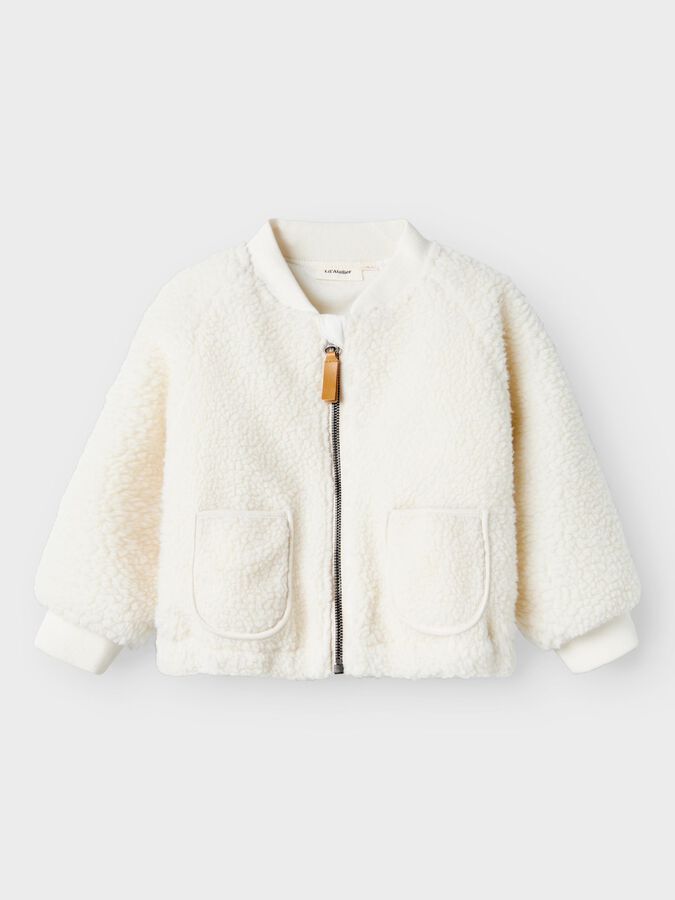 Lil' Atelier Bomber jacket coconut milk - Ladybug