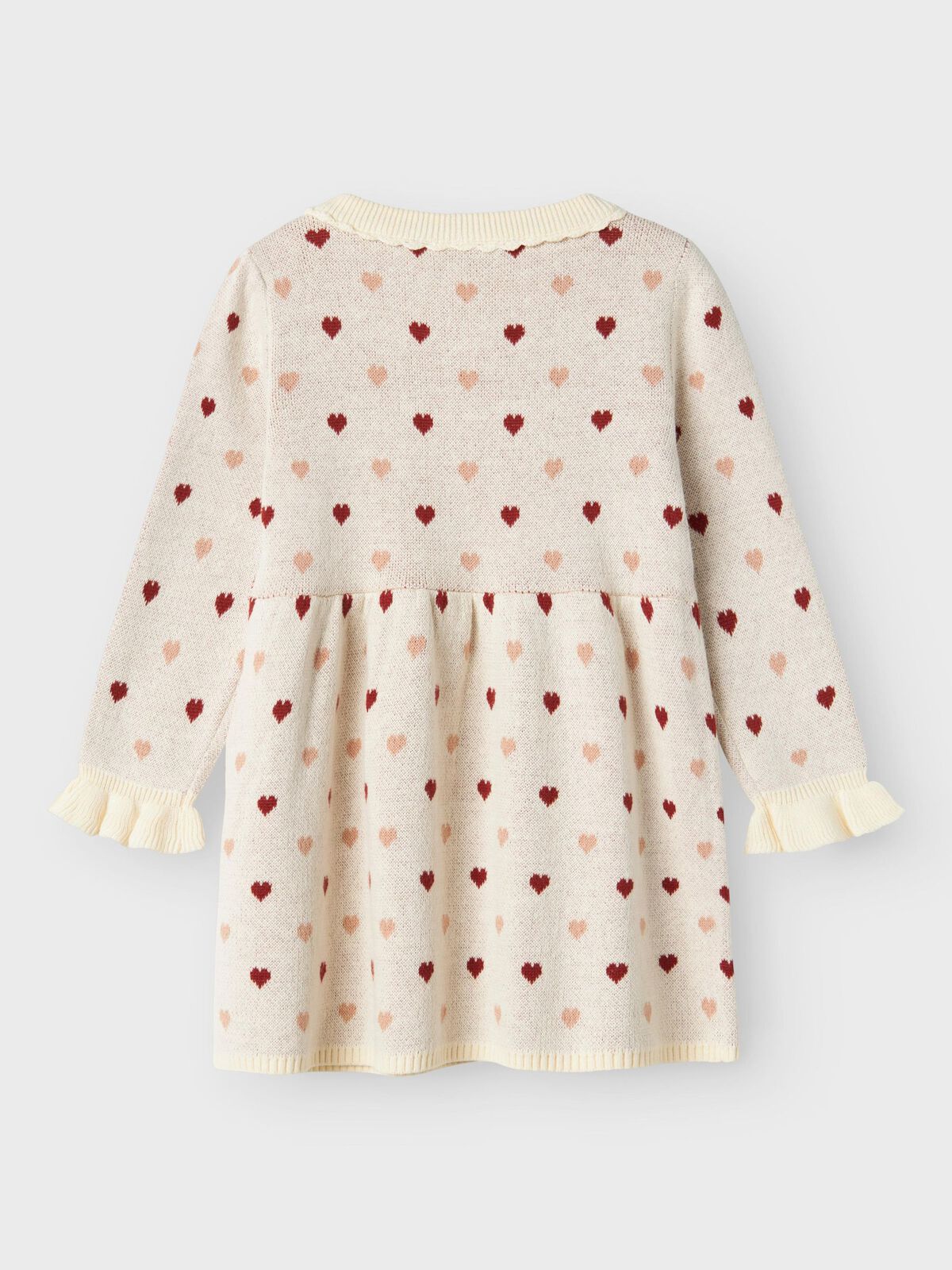 Lil'Atelier | Saran knit dress heart | Turtledove