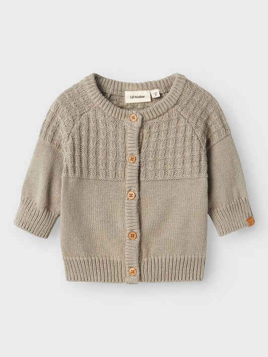 Lil' Atelier | Dajan knit cardigan | Forest fog