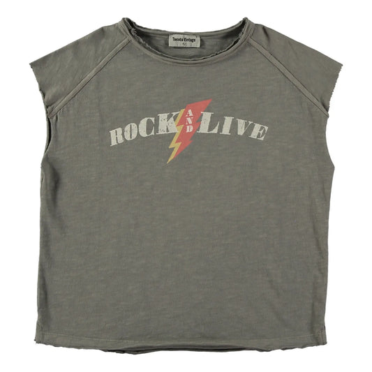 Tocoto Vintage | Rock & Live Sleeve Shirt