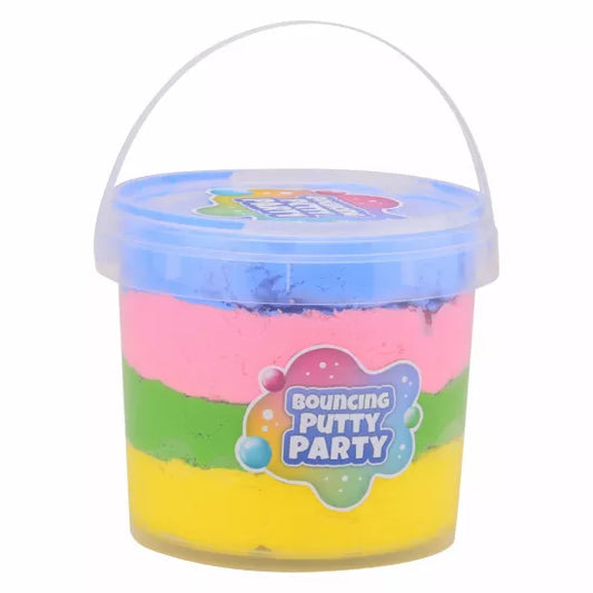 Regenboog bouncing putty emmer | 400gr