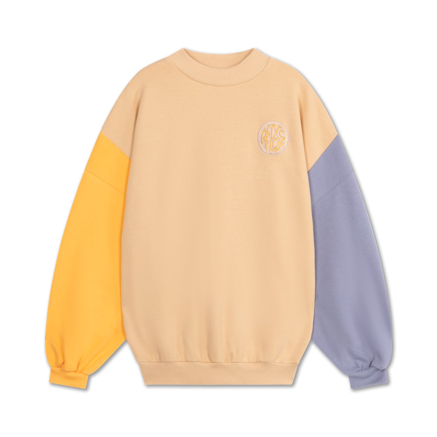 Repose AMS | Sweater crewneck |color block