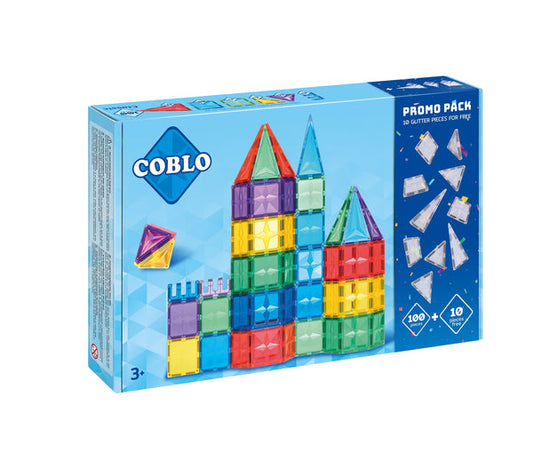 Coblo | PROMO - PACK 100 stuks | 10 GRATIS glitterstenen