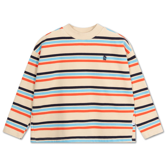 Repose AMS | Boxy sweater oversized | multi stripe