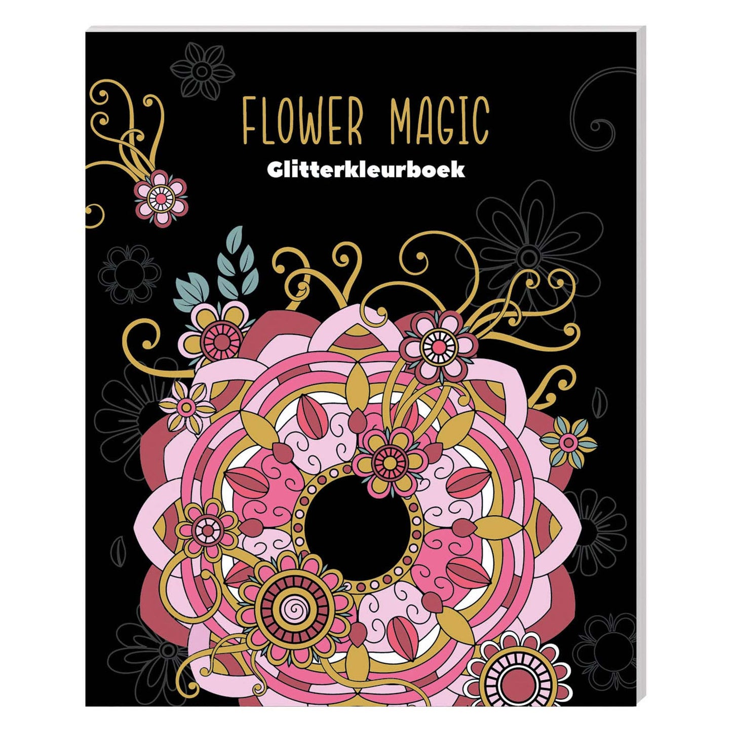 Flower magic | Glitter kleurboek