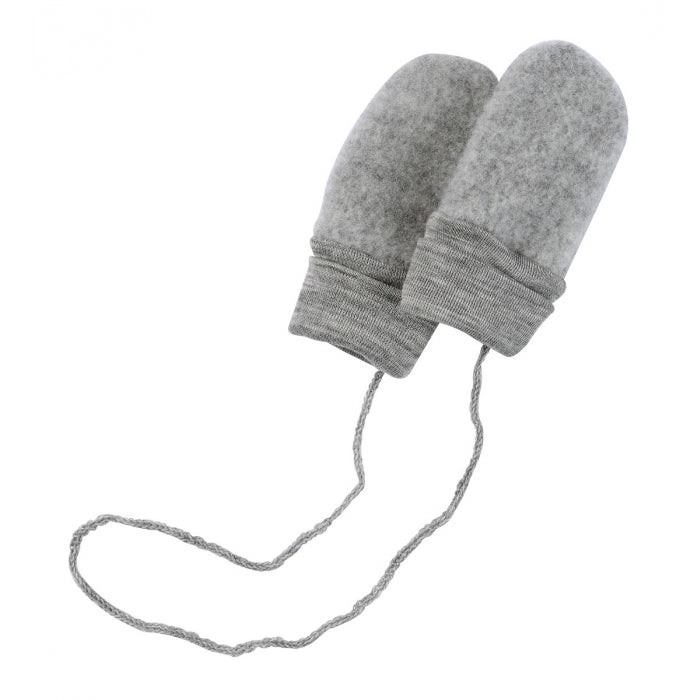 Engel | Baby-mittens | Light grey melange