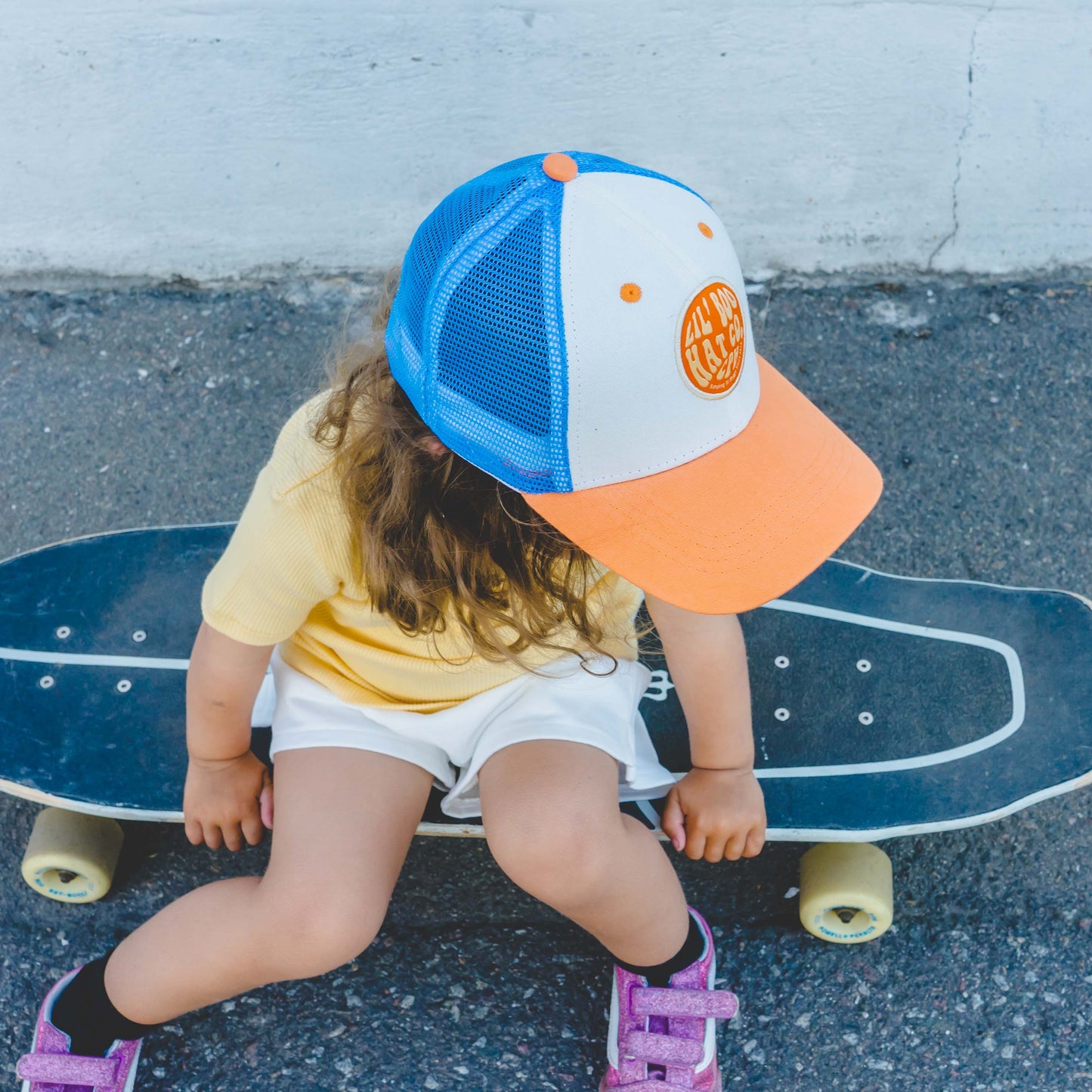 Lil'Boo | Trucker cap | Blue /orange