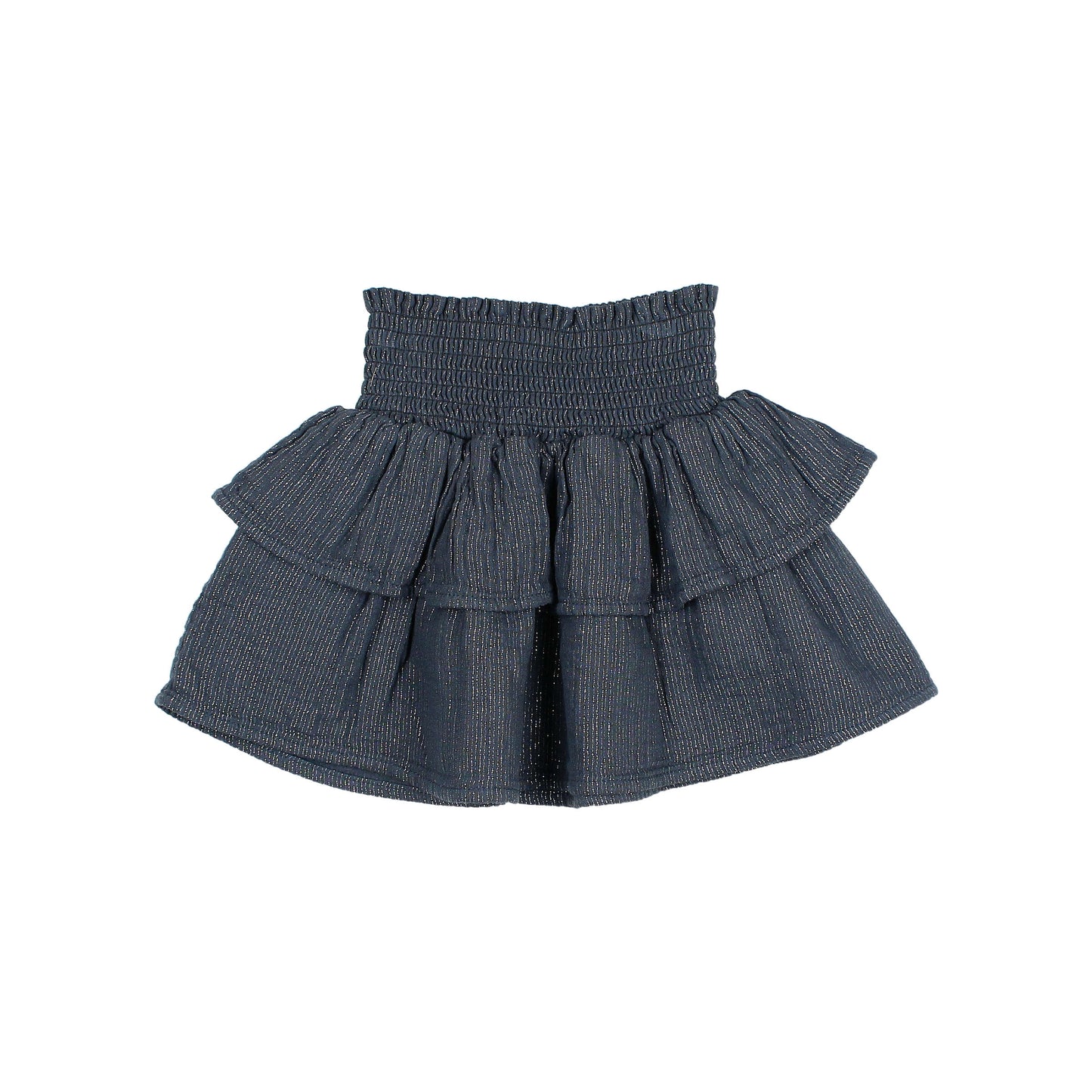 Buho | Lurex skirt | Antic blue