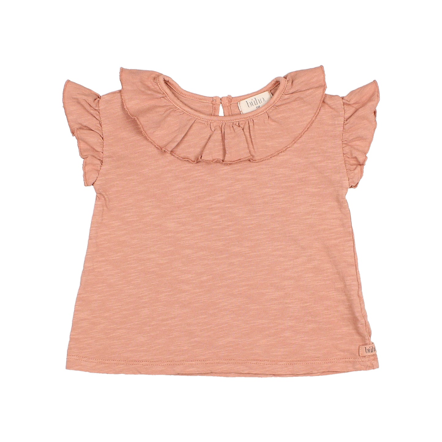 Buho| Frill Collar t- shirt | Rose Clay
