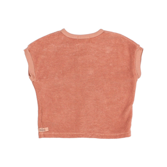 Buho| Terry t-shirt | Rose clay