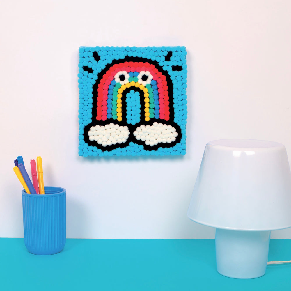 Omy | Pom pom art| Rainbow