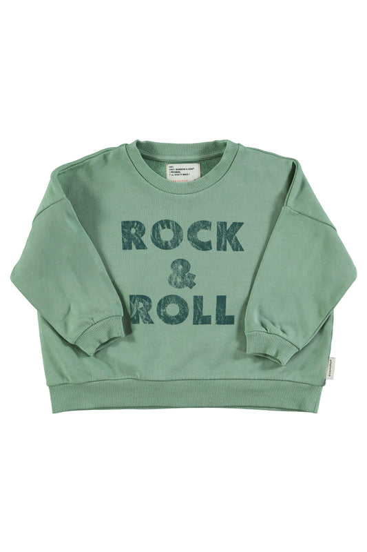 Piupiuchick | Sweatshirt | Green w/ "Rock & Roll"