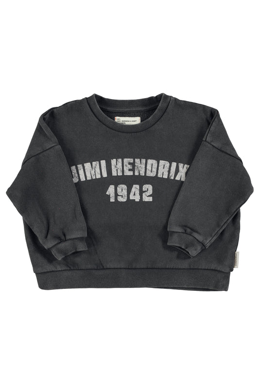 Piupiuchick | Sweatshirt | Faded black w/ Jmi hendrix
