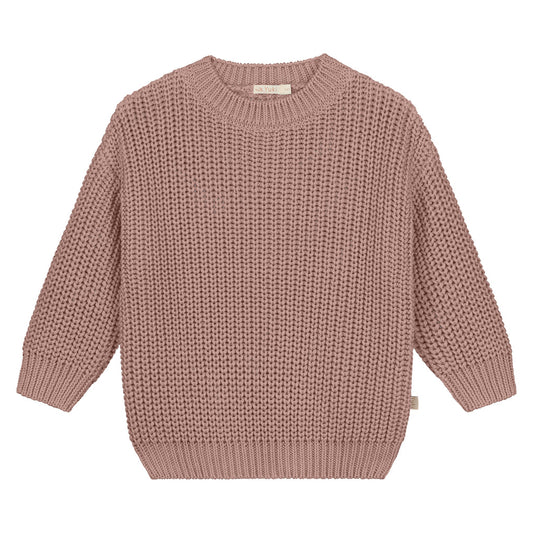 Yuki | Chunky knitted sweater | Mist