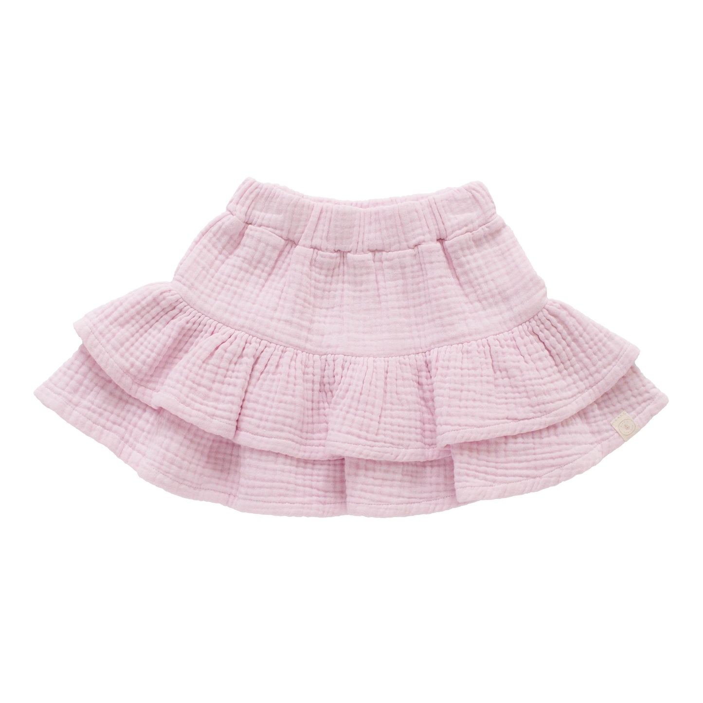 Navy natural | Faya skirt mousseline | Pink