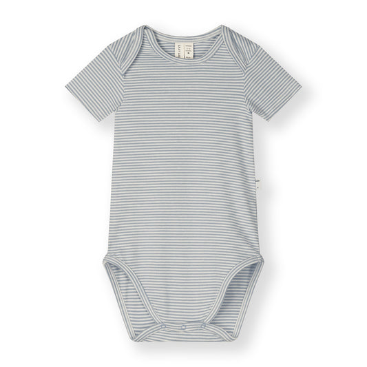 Gray Label | Baby Onesie GOTS stone grey - cream