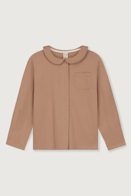 Gray label | Boxy collar blouse | Biscuit