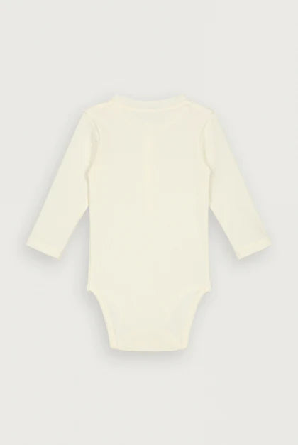 Gray label| Baby L/S Henley body | Cream