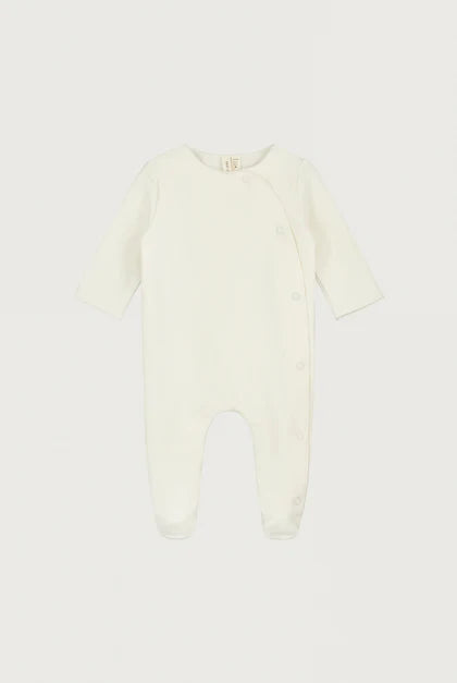 Gray Label | Newborn suit with snaps | Cream