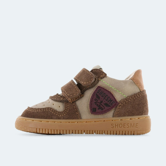 Shoesme | Sneaker Taupe brown | Babyproof