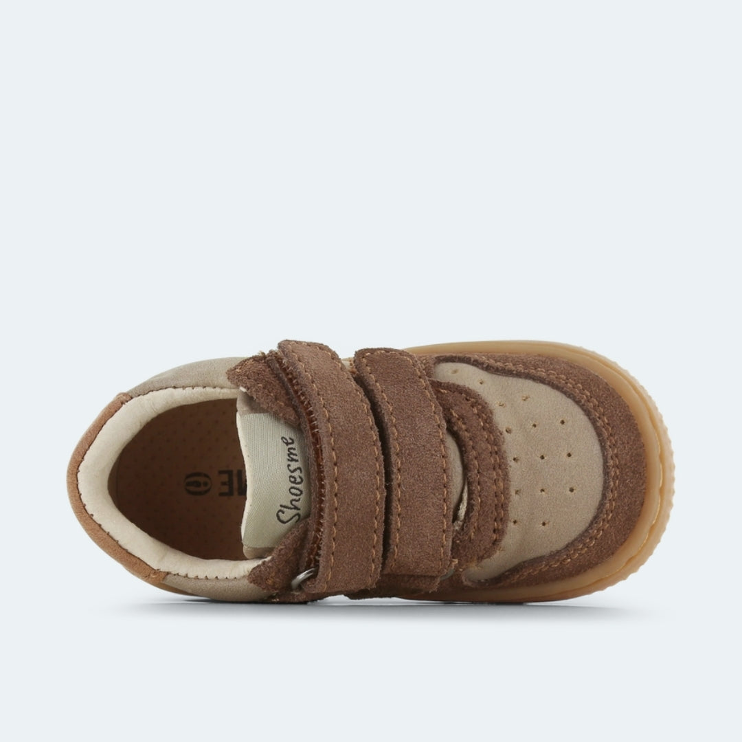 Shoesme | Sneaker Taupe brown | Babyproof