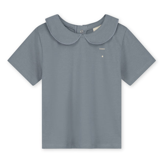 Gray Label | Baby collar tee GOTS stone grey