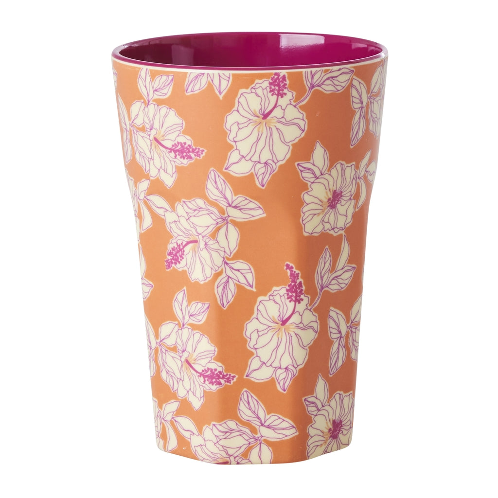 Rice| Melamine cup groot | Hibiscus