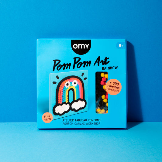 Omy | Pom pom art| Rainbow