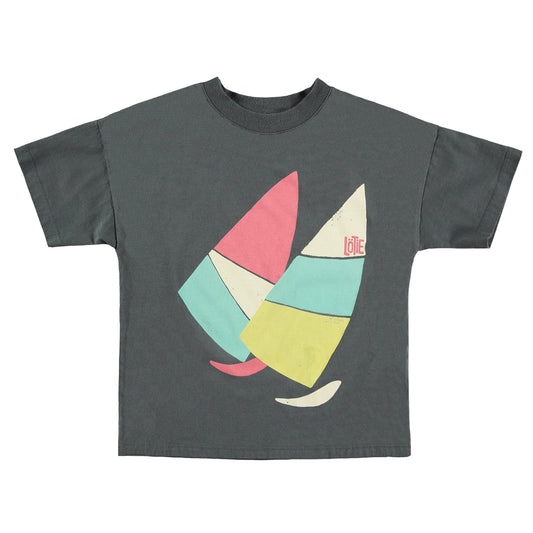 Lotiekids | Loose shirt windsurf | Anthracite