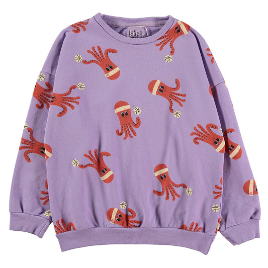 Lotiekids | Octopus Sweatshirt | Mauve
