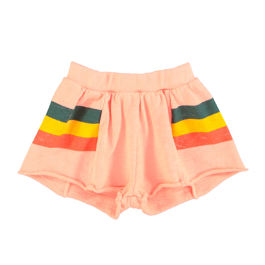 Piupiuchick | Shorts pink w/ multicolor stripes