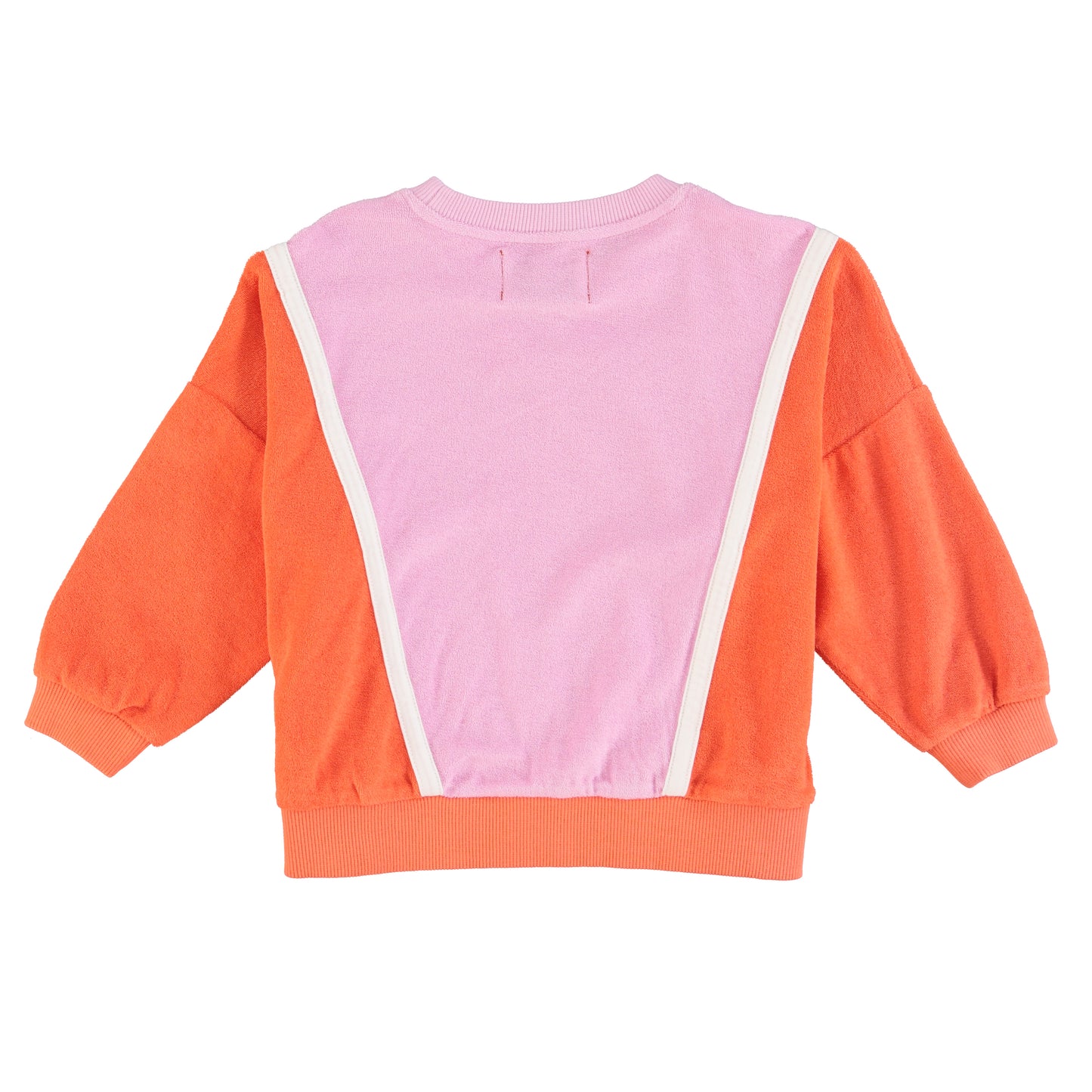 Piupiuchick | Sweatshirt Orange & Lavender