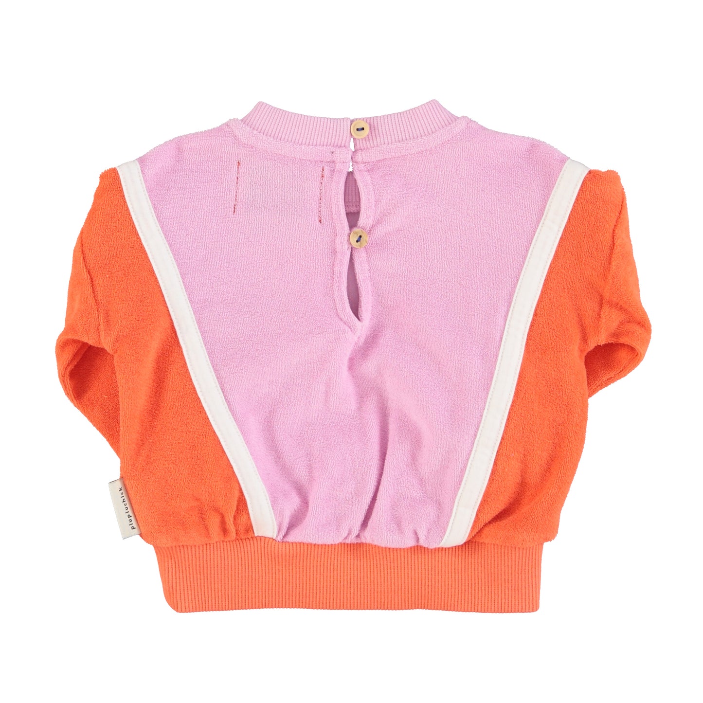 Piupiuchick | Sweatshirt Orange & Lavender