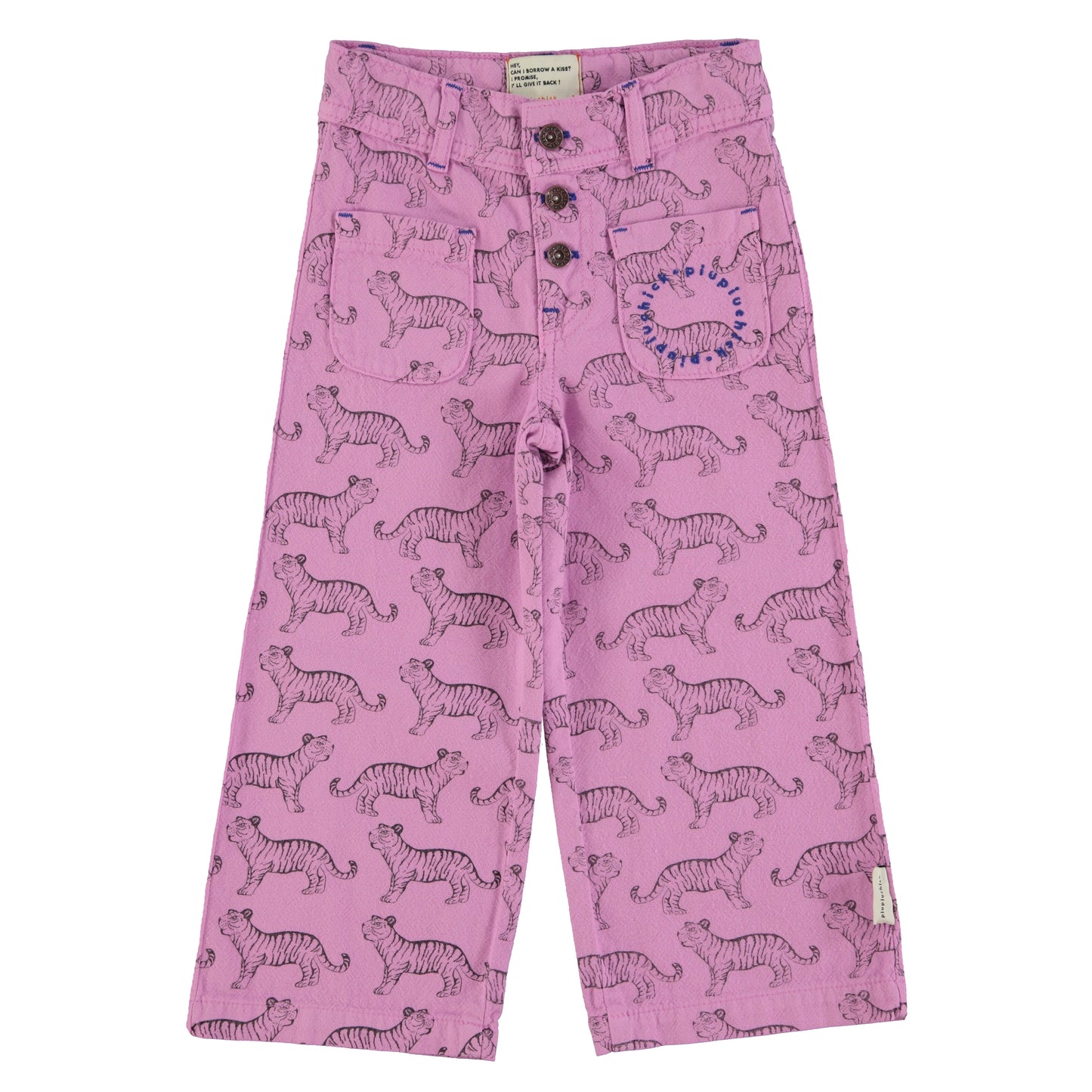 Piupiuchick | Flare Trouser | Lavender w/ black tigers