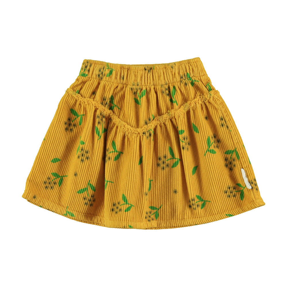 Piupiuchick| Short skirt | Yellow mustard w\ flower