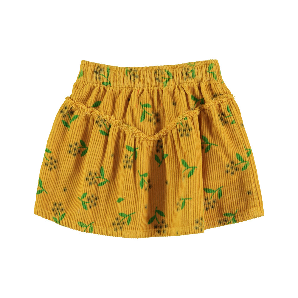 Piupiuchick| Short skirt | Yellow mustard w\ flower