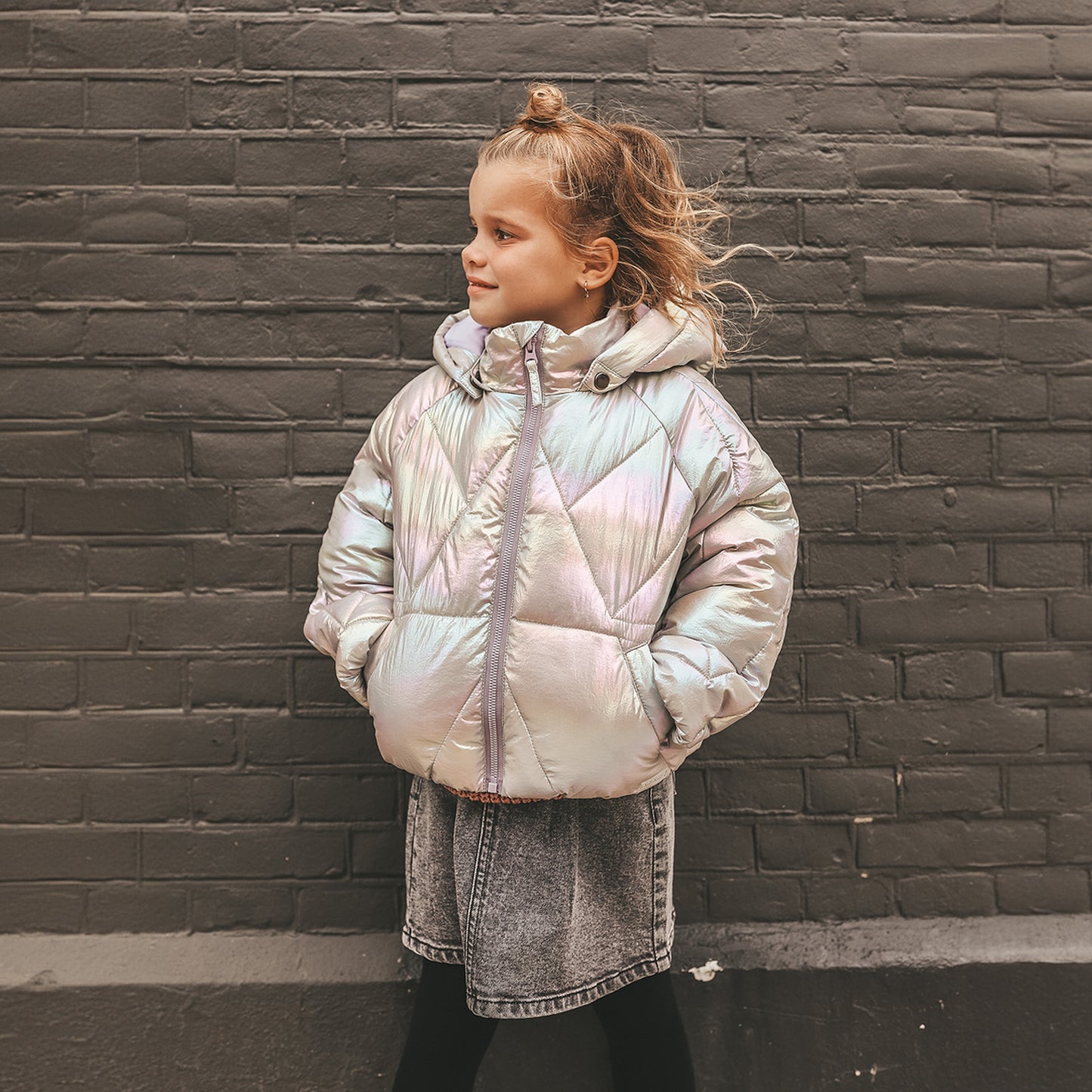 Your Wishes | Otta Puffer Coat | holograpic