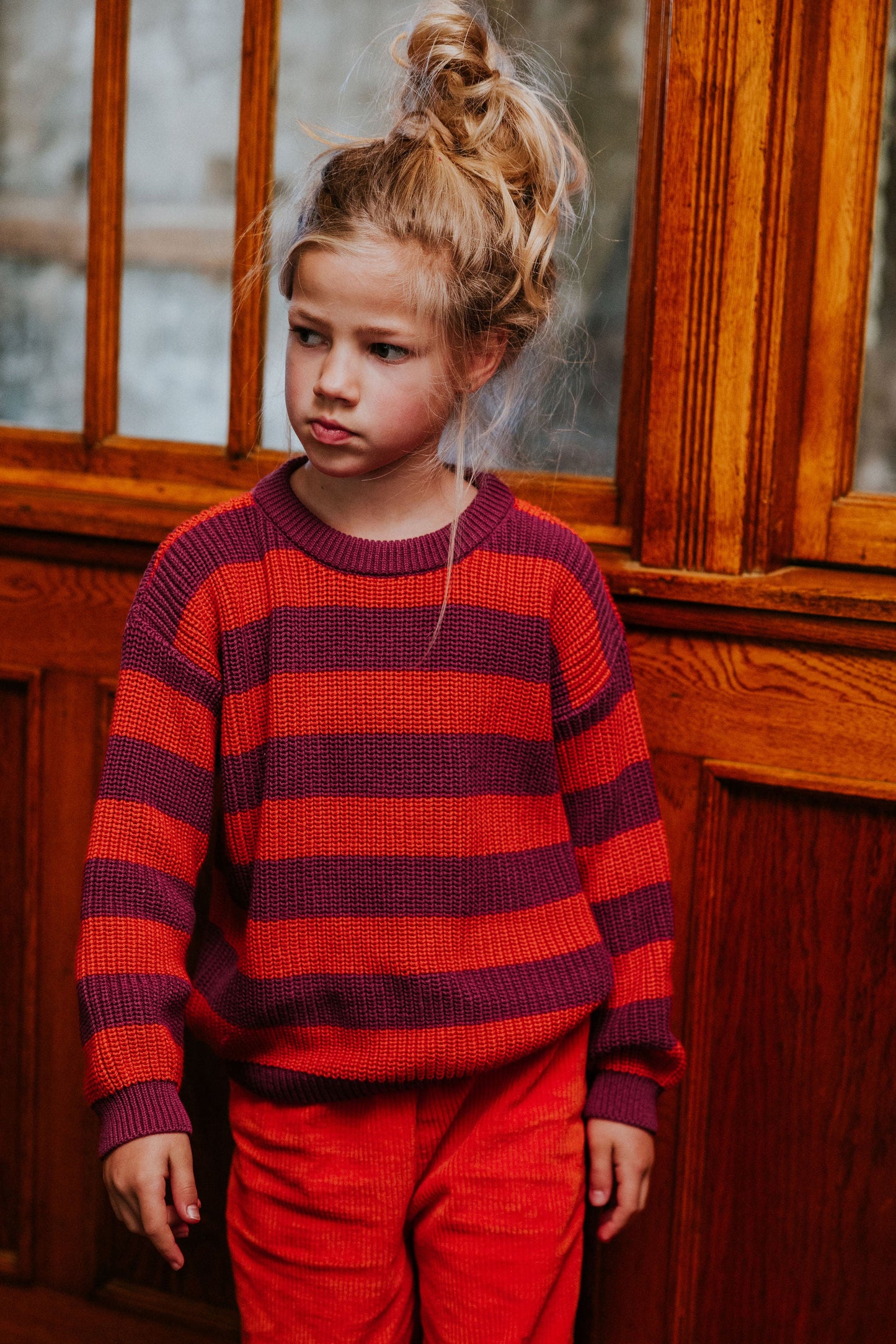 Yuki | Striped knitted sweater | Lollipop