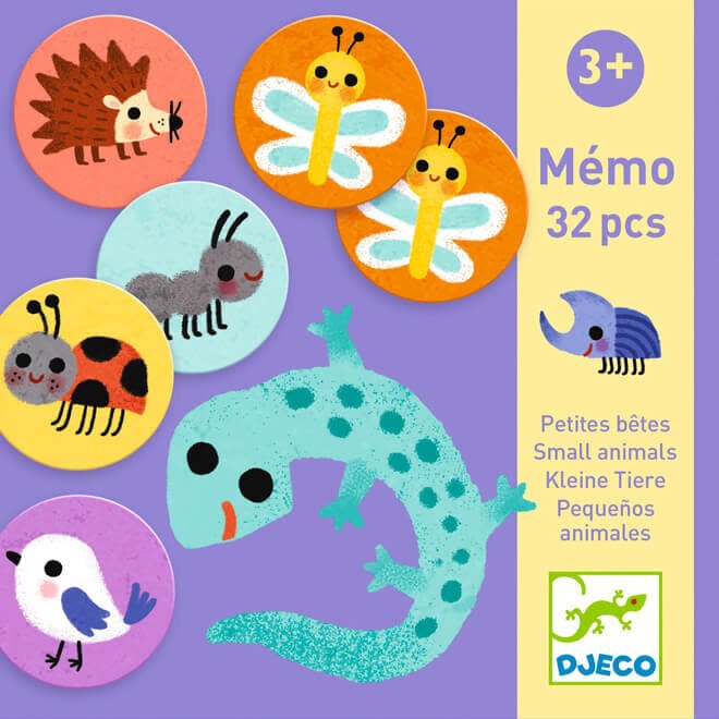 Djeo | Memory | Kleine dieren 3+