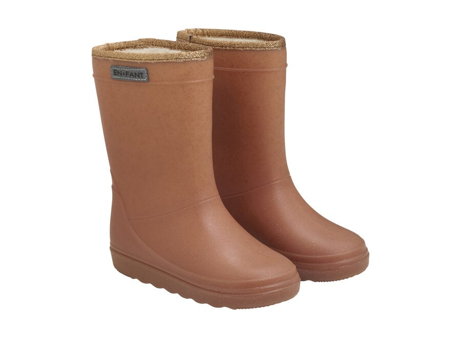 En Fant | Thermoboots Glitter | Mocha bisque