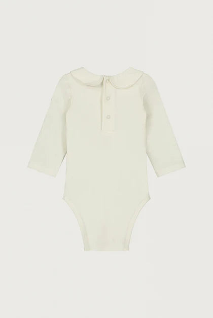 Gray Label | Baby collar onesie | cream