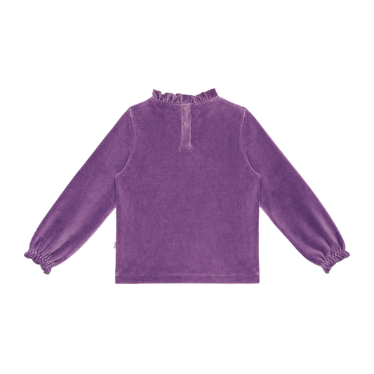 House of Jamie | Frill collar jumper | Magic purple