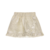 House of Jamie | wrap skirt | shimmer gold