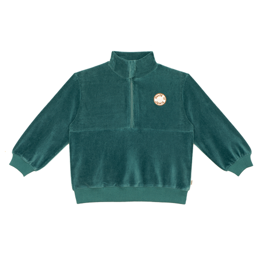 House of Jamie | Zip sweater | Teal