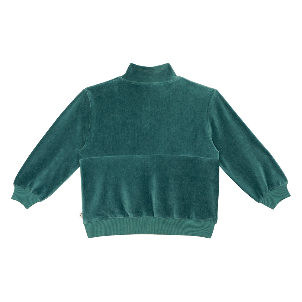 House of Jamie | Zip sweater | Teal